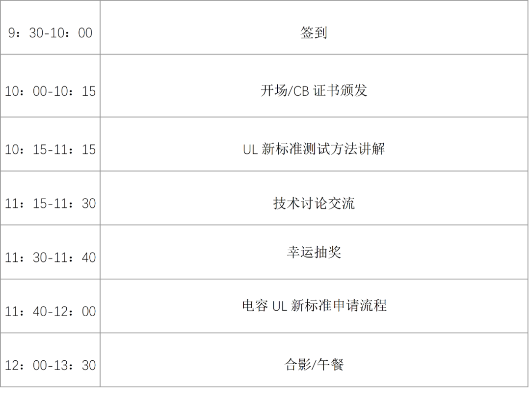 【会员动态】邀请函 | 优科诚邀您参加电容UL CB标准技术研讨会